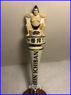 KIRIN ICHIBAN SPECIAL PREMIUM RESERVE SUMO WRESTLER Draft beer tap handle. JAPAN