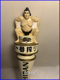 KIRIN ICHIBAN SPECIAL PREMIUM RESERVE SUMO WRESTLER Draft beer tap handle. JAPAN