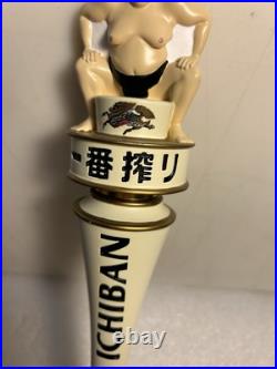 KIRIN ICHIBAN SPECIAL PREMIUM RESERVE SUMO WRESTLER Draft beer tap handle. JAPAN