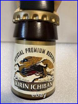 KIRIN ICHIBAN SUMO WRESTLER Draft beer tap handle. Japan