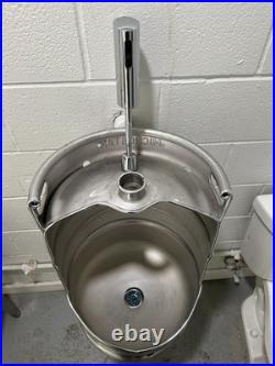Keg Urinal with Automatic Flush Perfect for Bars & Man Caves
