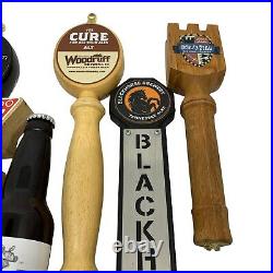Knoxville TN+ Lot of 7 Beer Tap Handles BlackHorse Woodruff Schulz Brau Yazoo