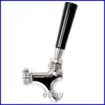 Krome Dispense Polished Chrome Beer Faucet withHandle Kegerator Draft Tap 19080