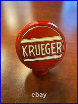 Krueger beer ball tap marker knob handle bakelite vintage antique old