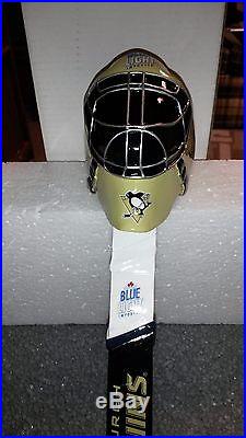 LABATT BLUE LIGHT PENGUINS NEW RARE 2015 Goalie Mask Hockey Beer Tap Handle