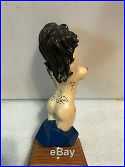 LADY LUCK beer tap handle. RARE ART
