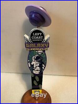 LEFT COAST GALAXY SUPER NOVA beer tap handle. California. Only one Available. NIB