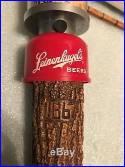 LEINENKUGELS LANTERN HONEY WEISS beer tap handle. Chippewa Falls, Wisconsin