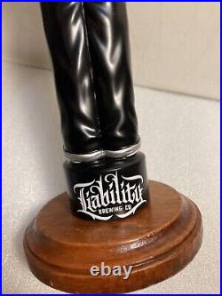 LIABILITY BREWING MURAL POP CULTURE ICON Draft beer tap handle. SOUTH CAROLINA