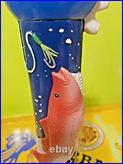 LONE STAR BEER Fish Tap Handle FISING BOAT TEXAS 11 BRAND NEW Light BEER