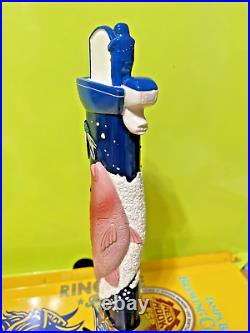 LONE STAR BEER Fish Tap Handle FISING BOAT TEXAS 11 BRAND NEW Light BEER