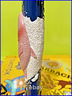 LONE STAR BEER Fish Tap Handle FISING BOAT TEXAS 11 BRAND NEW Light BEER