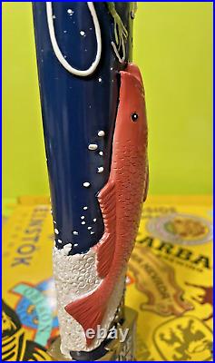 LONE STAR BEER Fish Tap Handle FISING BOAT TEXAS 11 BRAND NEW Light BEER