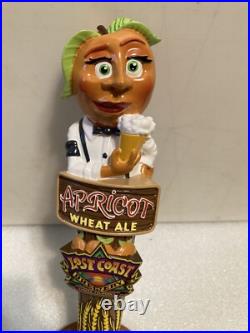 LOST COAST APRICOT WHEAT SEXY FRUIT beer tap handle. CALIFORNIA