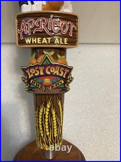 LOST COAST APRICOT WHEAT SEXY FRUIT beer tap handle. CALIFORNIA