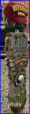 LOST COAST BREWERY Graveyard Series Revenant IPA Beer Tap Handle