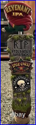 LOST COAST BREWERY Graveyard Series Revenant IPA Beer Tap Handle