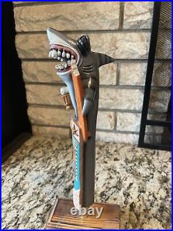 LOST COAST BREWING Great White Beer Tap Handle