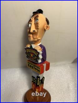 LOST COAST DOWNTOWN BROWN PICASSO IN THE CITY draft beer tap handle. CALIFORNIA