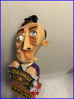LOST COAST DOWNTOWN BROWN PICASSO IN THE CITY draft beer tap handle. CALIFORNIA