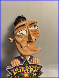 LOST COAST DOWNTOWN BROWN PICASSO IN THE CITY draft beer tap handle. CALIFORNIA