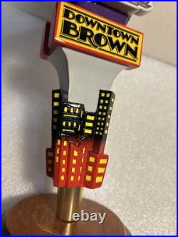 LOST COAST DOWNTOWN BROWN PICASSO IN THE CITY draft beer tap handle. CALIFORNIA