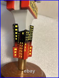 LOST COAST DOWNTOWN BROWN PICASSO IN THE CITY draft beer tap handle. CALIFORNIA