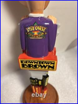 LOST COAST DOWNTOWN BROWN PICASSO IN THE CITY draft beer tap handle. CALIFORNIA