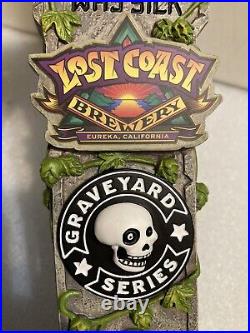 LOST COAST GRAVEYARD SERIES HAZY IPA Draft beer tap handle. CALIFORNIA