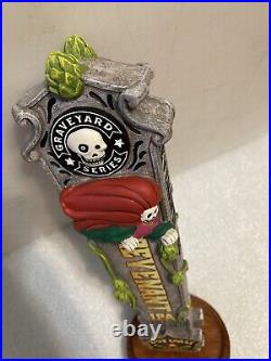LOST COAST GRAVEYARD SERIES REVENANT IPA Draft beer tap handle. CALIFORNIA LOST COAST GRAVEYARD SERIES REVENANT IPA Draft beer tap handle. CALIFORNIA