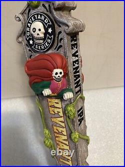 LOST COAST GRAVEYARD SERIES REVENANT IPA Draft beer tap handle. CALIFORNIA LOST COAST GRAVEYARD SERIES REVENANT IPA Draft beer tap handle. CALIFORNIA