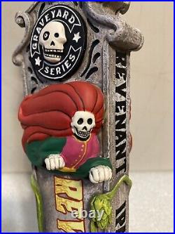 LOST COAST GRAVEYARD SERIES REVENANT IPA Draft beer tap handle. CALIFORNIA LOST COAST GRAVEYARD SERIES REVENANT IPA Draft beer tap handle. CALIFORNIA