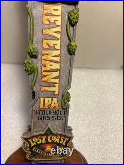 LOST COAST GRAVEYARD SERIES REVENANT IPA Draft beer tap handle. CALIFORNIA