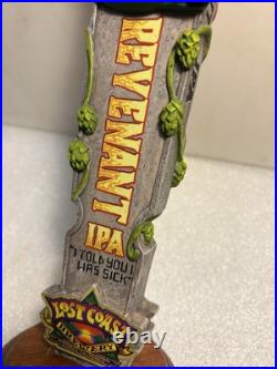 LOST COAST GRAVEYARD SERIES REVENANT IPA Draft beer tap handle. CALIFORNIA