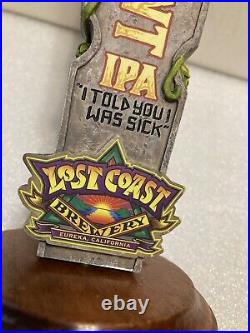 LOST COAST GRAVEYARD SERIES REVENANT IPA Draft beer tap handle. CALIFORNIA LOST COAST GRAVEYARD SERIES REVENANT IPA Draft beer tap handle. CALIFORNIA