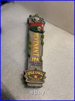 LOST COAST GRAVEYARD SERIES REVENANT IPA Draft beer tap handle. CALIFORNIA