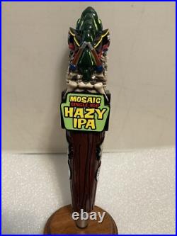 LOST COAST MOSAIC SINGLE HOP PIRATE WITH PISTOLS beer tap handle. CALIFORNIA