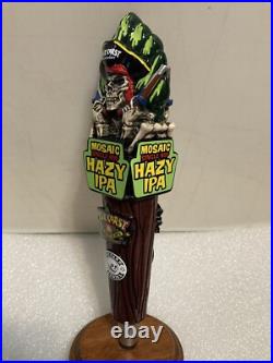 LOST COAST MOSAIC SINGLE HOP PIRATE WITH PISTOLS beer tap handle. CALIFORNIA