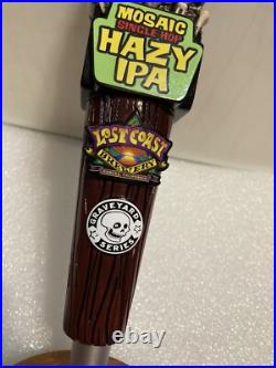 LOST COAST MOSAIC SINGLE HOP PIRATE WITH PISTOLS beer tap handle. CALIFORNIA