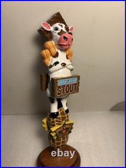 LOST COAST PEANUT BUTTER CHOCOLATE MILK STOUT draft beer tap handle. CALIFORNIA