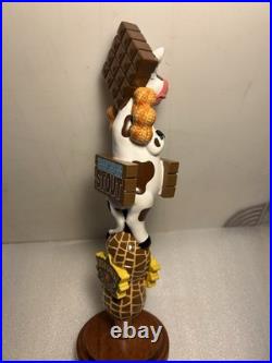 LOST COAST PEANUT BUTTER CHOCOLATE MILK STOUT draft beer tap handle. CALIFORNIA