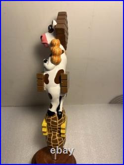 LOST COAST PEANUT BUTTER CHOCOLATE MILK STOUT draft beer tap handle. CALIFORNIA