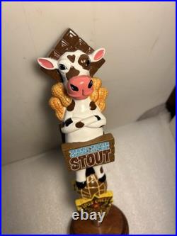 LOST COAST PEANUT BUTTER CHOCOLATE MILK STOUT draft beer tap handle. CALIFORNIA