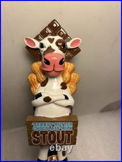 LOST COAST PEANUT BUTTER CHOCOLATE MILK STOUT draft beer tap handle. CALIFORNIA