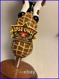 LOST COAST PEANUT BUTTER CHOCOLATE MILK STOUT draft beer tap handle. CALIFORNIA
