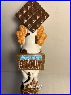 LOST COAST PEANUT BUTTER CHOCOLATE MILK STOUT draft beer tap handle. CALIFORNIA