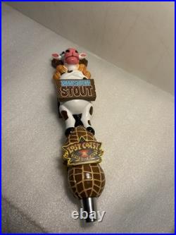 LOST COAST PEANUT BUTTER CHOCOLATE MILK STOUT draft beer tap handle. CALIFORNIA