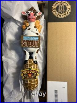 LOST COAST PEANUT BUTTER CHOCOLATE MILK STOUT draft beer tap handle. CALIFORNIA