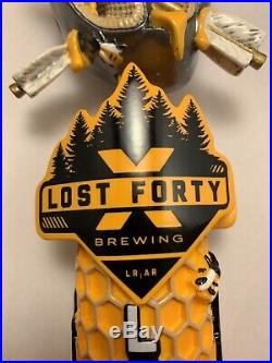 LOST FORTY LOVE HONEY BOCK beer tap handle
