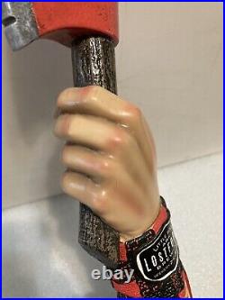 LOST FORTY LUMBERJACK AND AXE SMORES STOUT draft beer tap handle. ARKANSAS LOST FORTY LUMBERJACK AND AXE SMORES STOUT draft beer tap handle. ARKANSAS